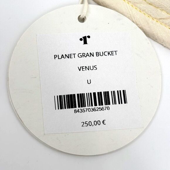 Romualda Planet Gran Venus Bucket Hat Yellow Pink Blue Made In Spain NWT - Picture 11 of 12